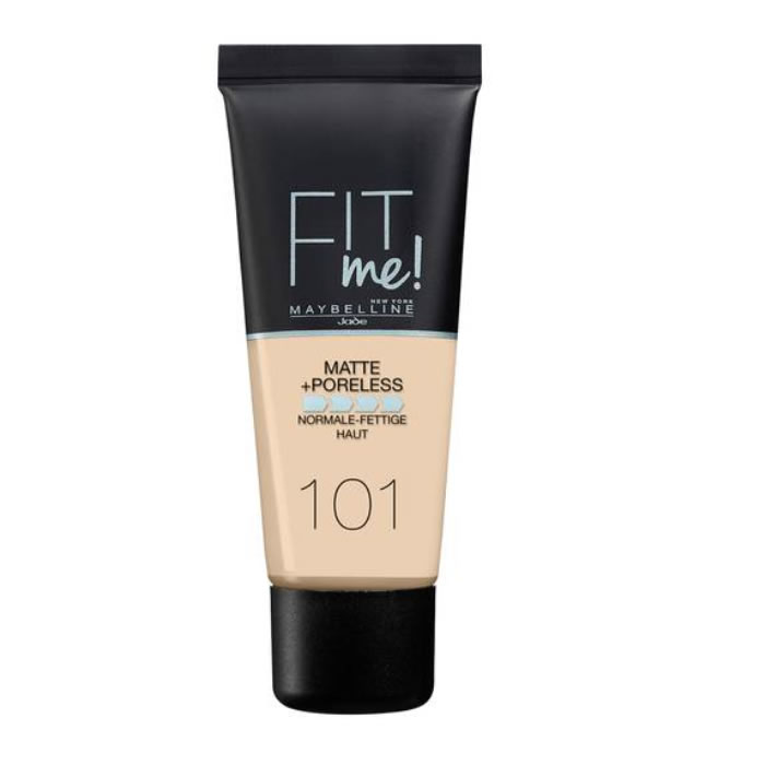 MAYBELLINE FIT ME MATTE PORELESS 101 TRUE IVORY 30ML