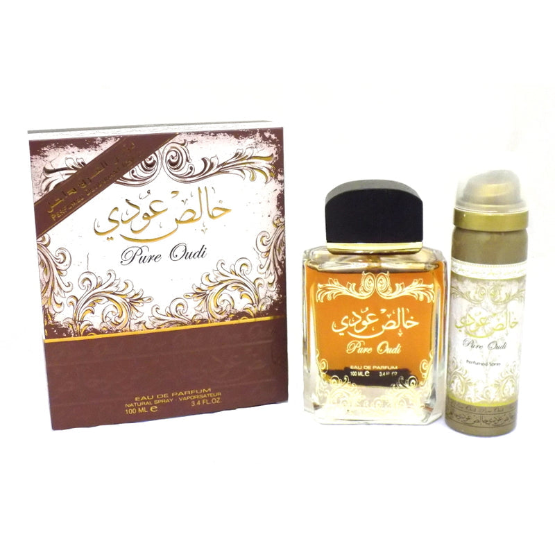 LATTAFA PURE OUD FOR MAN GIFT SET EAU DE PARFUM 100ML + DEO 50ML