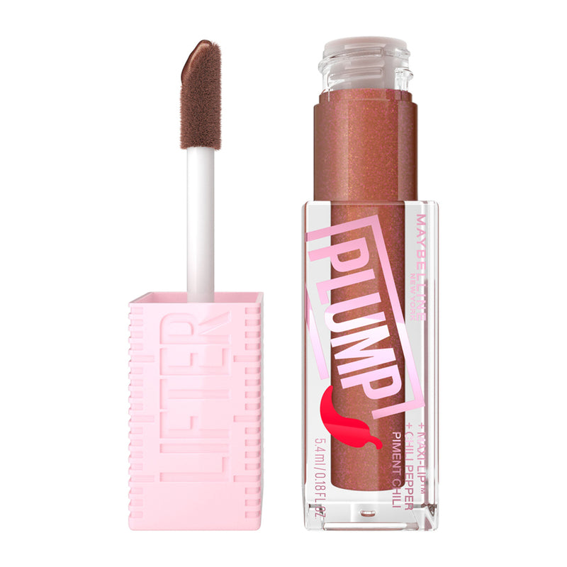 MAYBELLINE LIFTER PLUMP LIP PLUMPING GLOW 007 COCOA ZING 5.4ML