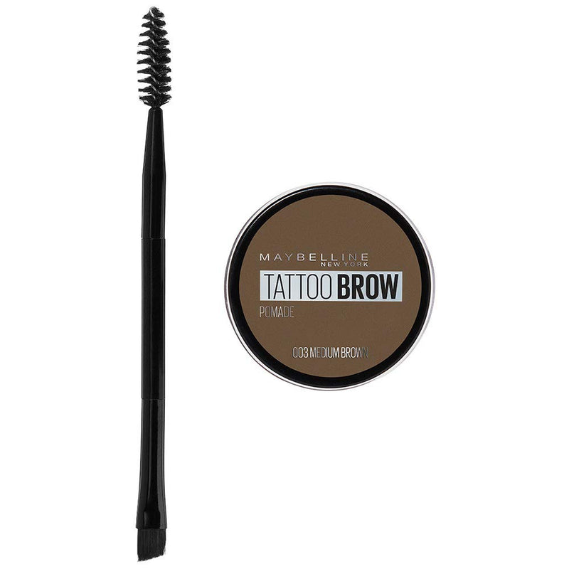 MAYBELLINE TATTOO BROW POMADE POT MEDIUM BROWN 4ML
