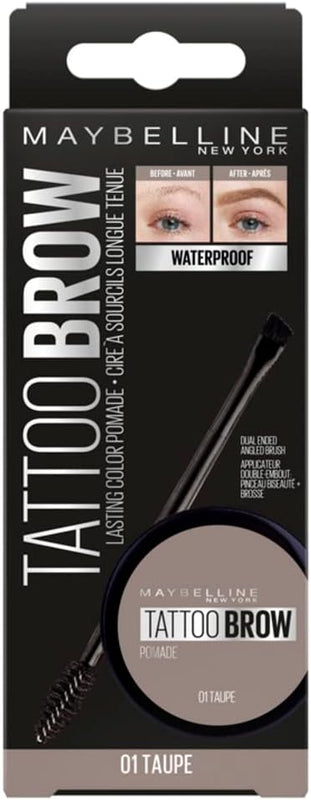 MAYBELLINE TATTOO BROW LONG LASTING COLOR POMADE 01 TAUPE 4G