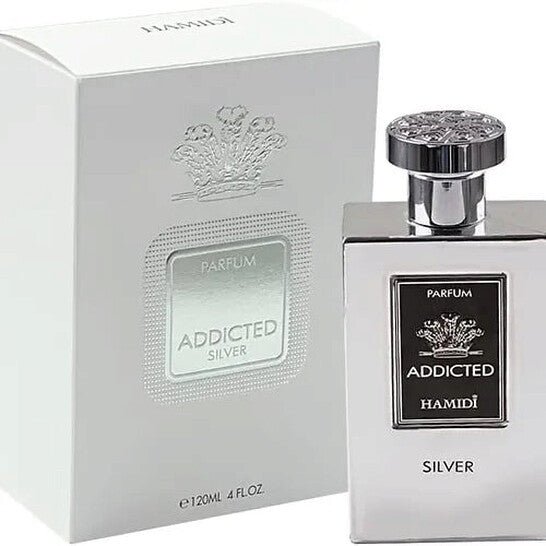 HAMIDI ADDICTED SILVER EAU DE PARFUM 120ML (UNISEX)