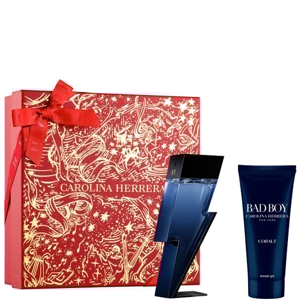 CAROLINA HERRERA BAD BOY COBALT GIFT SET EAU DE PARFUM 100ML AND SHOWER GEL 100ML