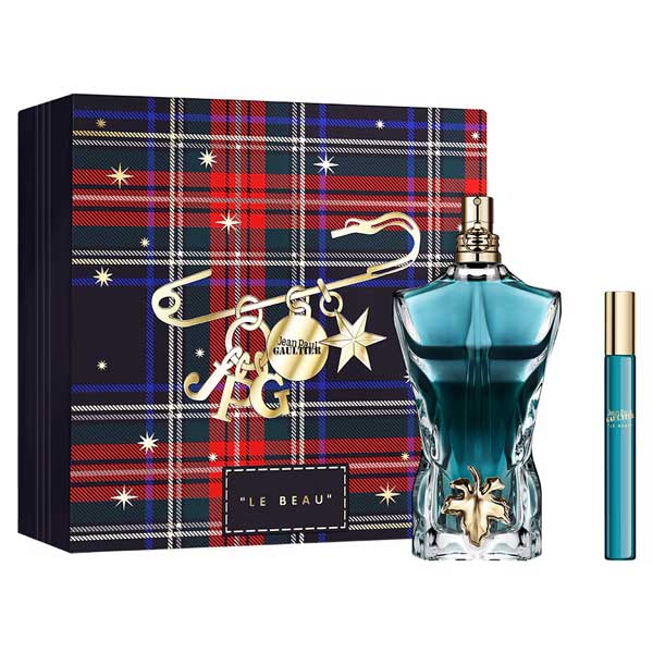 JEAN PAUL GAULTIER LE BEAU GIFT SET 2025 EDITION EAU DE TOILETTE 125ML + TRAVEL SPRAY 10ML