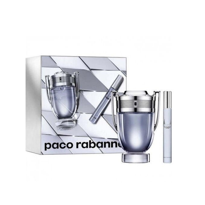 PACO RABANNE INVICTUS EAU DE TOILETTE 100ML AND TRAVEL SPRAY 20ML