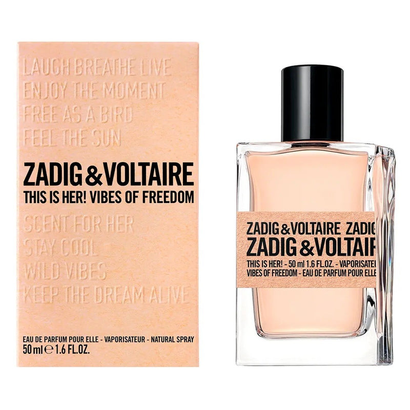 ZADIG VOLTAIRE THIS IS HER! VIBES OF FREEDOM EAU DE PARFUM 50ML