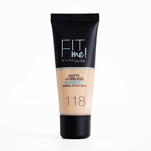 MAYBELLINE FIT ME MATTE AND PORELESS FOUNDATION 118 NUDE 30ML
