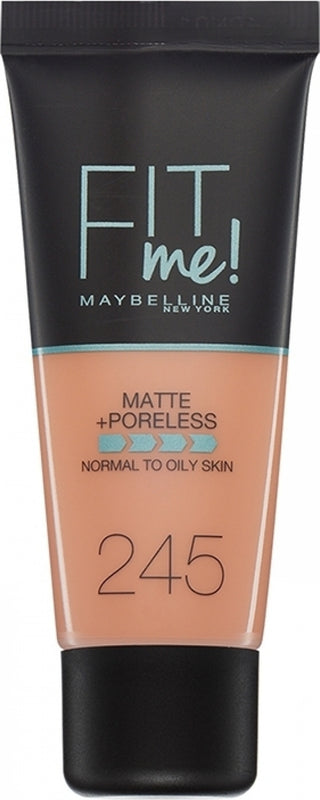 MAYBELLINE FIT ME! MATTE AND PORELESS MAKEUP 245 CLASSIC BEIGE 30ML