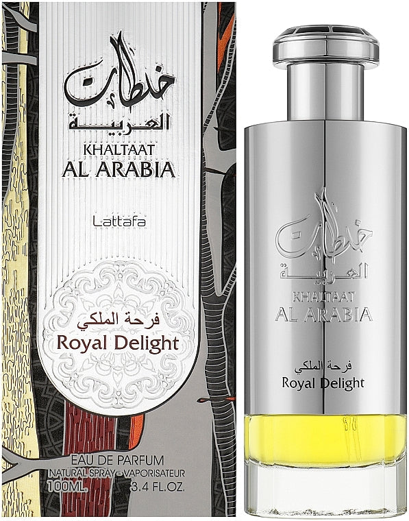 LATTAFA KHALTAAT AL ARABIA ROYAL DELIGHT EAU DE PARFUM 100ML UNISEX
