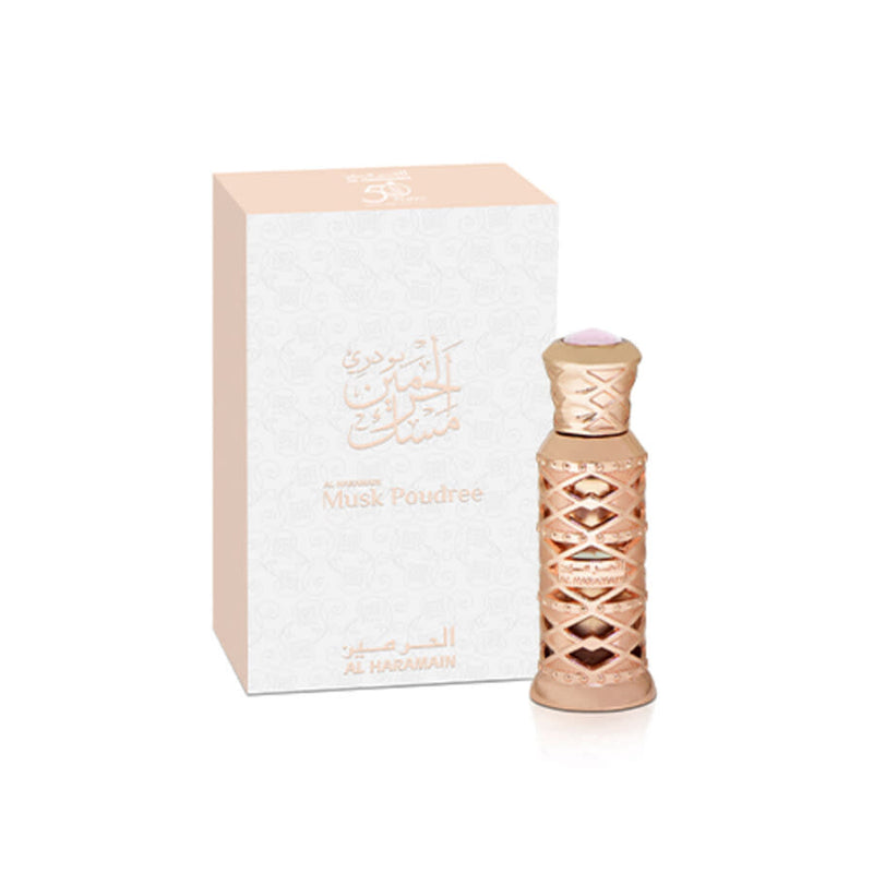 AL HARAMAIN MUSK POUDREE PERFUMED OIL 12ML