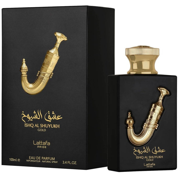 LATTAFA PRIDE ISHQ AL SHUYUKH GOLD EAU DE PARFUM 100ML (UNISEX )