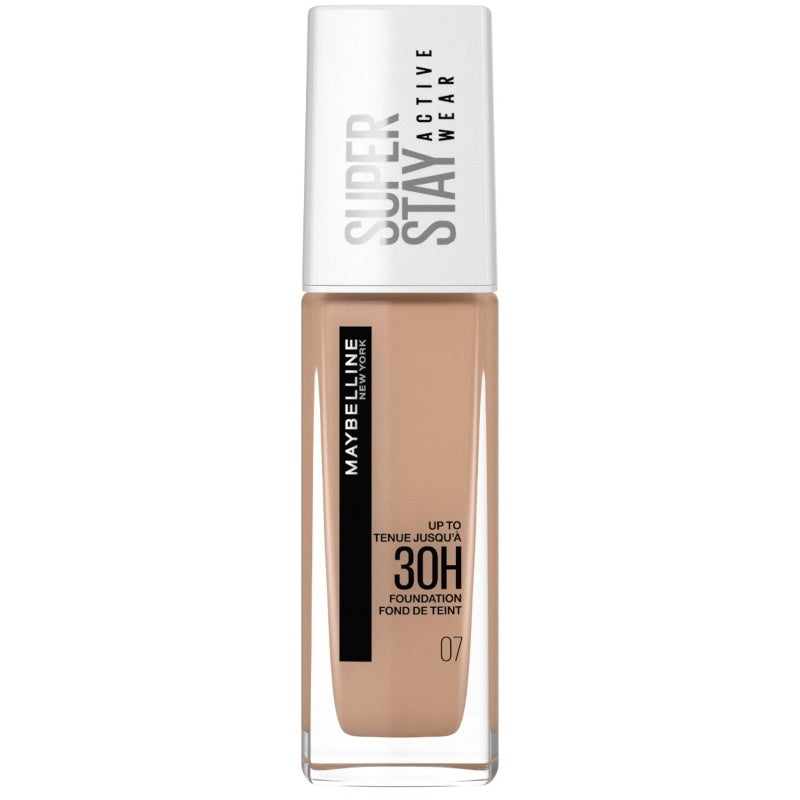 MAYBELLINE SUPERSTAY 30H FULL COVERAGE FOUNDATION CLASSIC NUDE 07 30ML